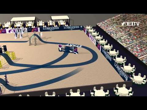 Longines FEI World Cup™ Jumping 2013/14 - Bordeaux - Round 1 Course Walk