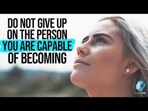 あなたがなることができる人にあきらめないでください（インスピレーションビデオ (Do Not Give Up On The Person You Are Capable Of Becoming (Inspirational Video))