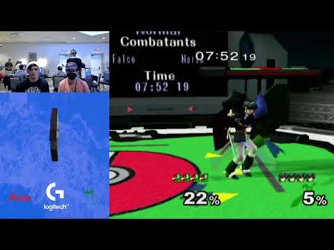 WaveDash 2023 Losers Semi - Slowking (Falco) Vs. S-F (Marth) - SSBM Tournament
