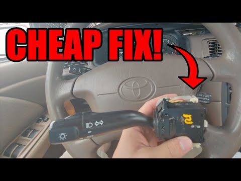 How to Replace a Turn Signal/ Headlight Switch for Cheap | Blinker Diagnosis (97-01 Toyota Camry)