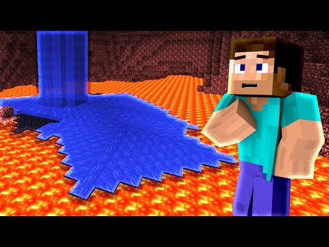 Minecraft: You can place Water in the Nether!?