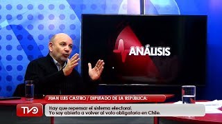 Dip. Castro: “con el voto voluntario, el sistema electoral queda en manos solo del poder económico”