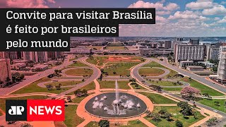 Manifestantes fazem convite para visitar Brasília