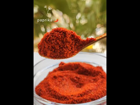 Comment faire sécher des poivrons rouges pour faire du paprika ? | how do you make paprika 🌶️