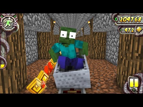 Monster School : TEMPLE RUN CHALLENGE