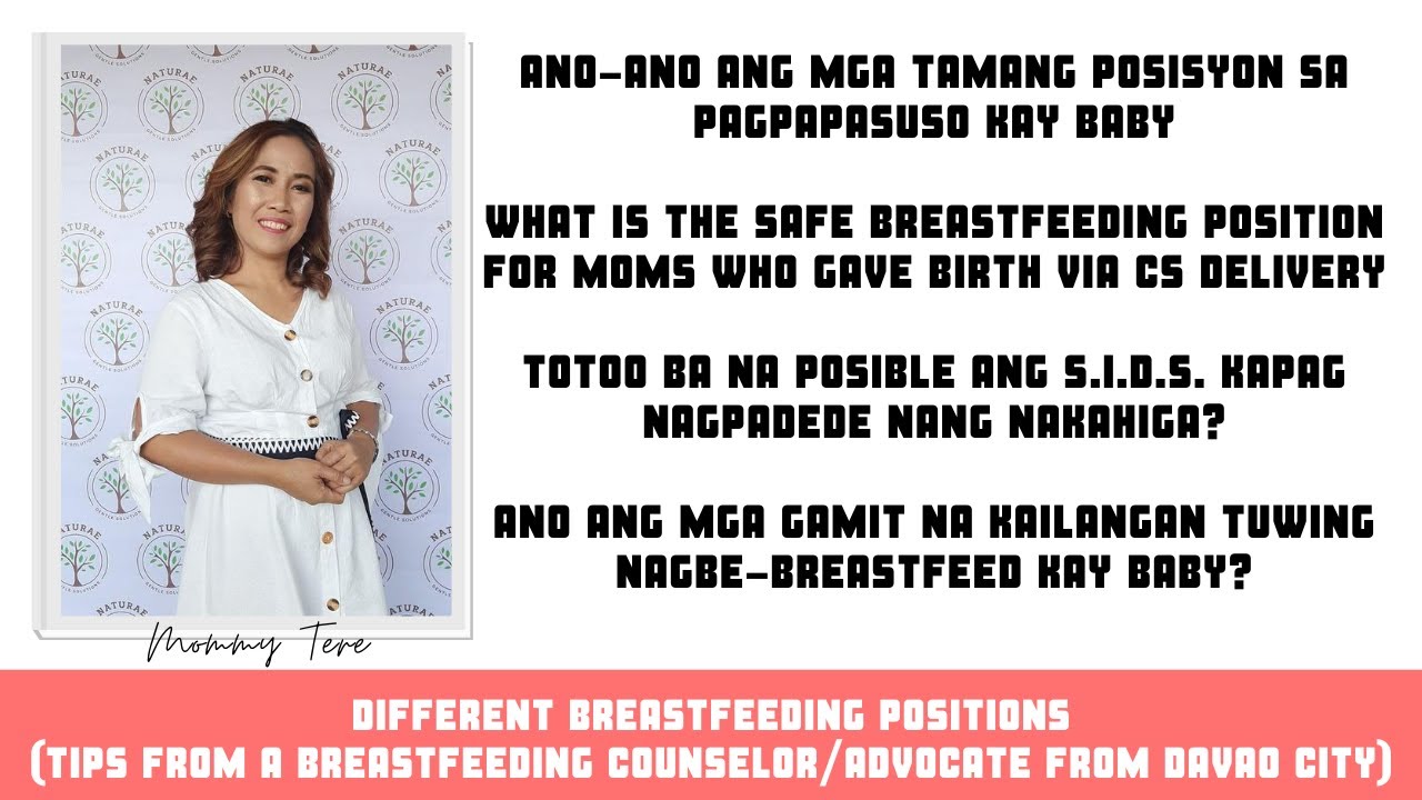Putar video TAMANG POSISYON SA PAGPAPASUSO KAY BABY | BREASTFEEDING POSITIONS FOR CS MOMS | ARA CASAS sekarang TAMANG POSISYON SA PAGPAPASUSO KAY BABY | BREASTFEEDING POSITIONS FOR CS MOMS | ARA CASAS