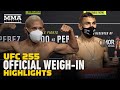 UFC 255 Official Weigh-In Highlights - MMA Fighting