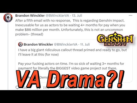 Voice Actor Drama?! Genshin Impact Synchronsprecher werden nicht rechtzeitig bezahlt