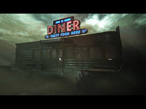 Night shift at a roadside diner..