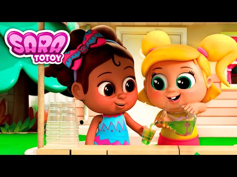 Capa de Desenho Infantil - Dia de Brincar de Vendinha - 21 Minutos de Historinhas da Sara e suas irmãs!!!