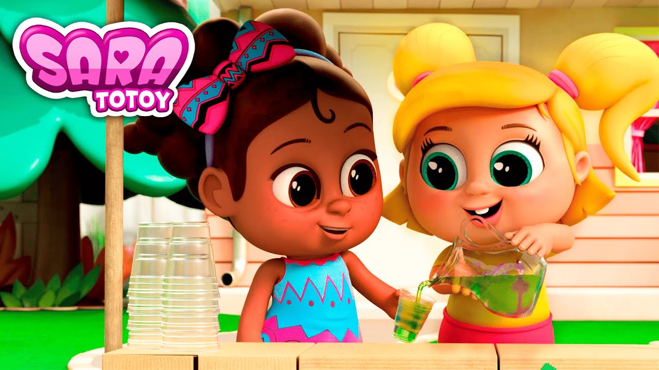 Desenho Infantil - Dia de Brincar de Vendinha - 21 Minutos de Historinhas da Sara e suas irmãs!!!