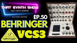 Video thumbnail for BEHRINGER VCS3 CLONE READY !!! HOLY !!!! COW!! 🎹 | THAT SYNTH SHOW EP.50 #behringer #synthesizer by SYNTH SAMURAI