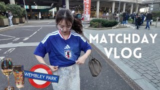 【現地観戦vlog】森保ジャパンvsイングランド戦を現地観戦🔥　ウェンブリースタジアムまでの景色🏟️ | パブ観戦🍺 | ユニフォームショップ