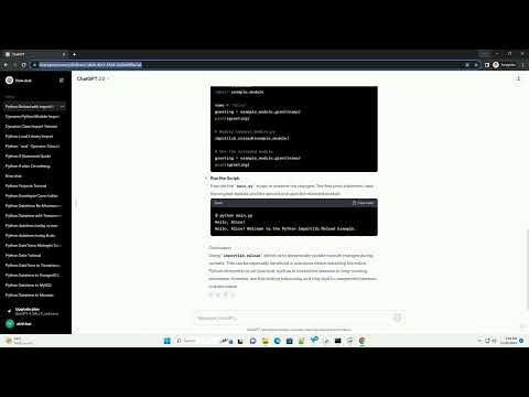 Python Importlib Reload Example