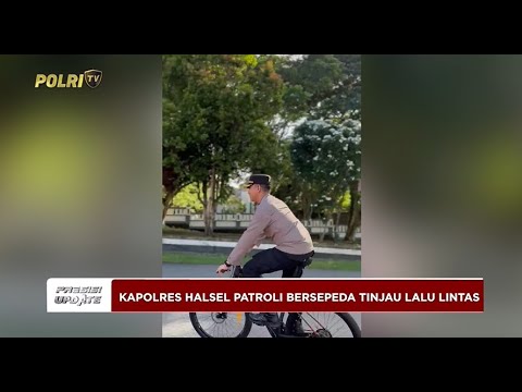 PRESISI UPDATE: KAPOLRES HALSEL PATROLI BERSEPEDA TINJAU ARUS LALU LINTAS 10/03/2025 (16.00)