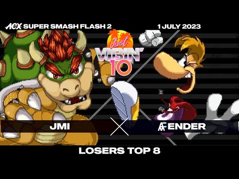 JMi (Bowser) vs Ender (Rayman) - Losers Top 8 - Just Vibin' 10