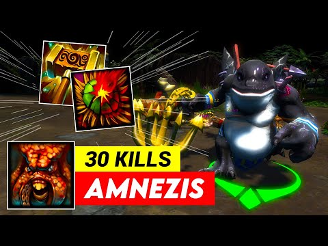 30 KILLS!!! HoN Kraken Amnezis 1754 MMR MVP