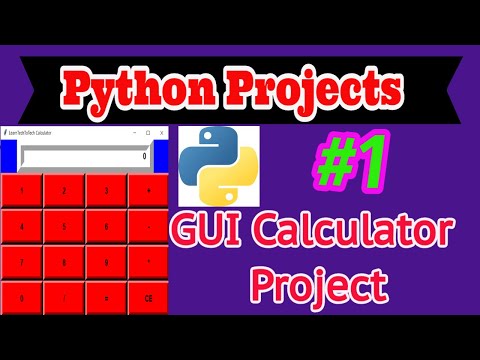 Python Project 1 Gui Calculator Project Using Python