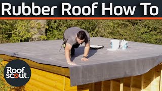 How to install a ClassicBond rubber roof