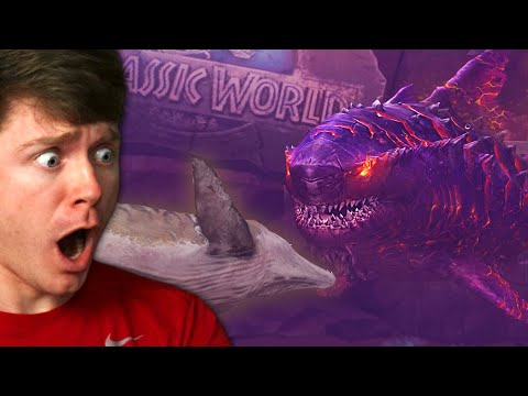 REBIRTH MOSASAURUS vs MEGALODON BOSS! - Jurassic World The Game