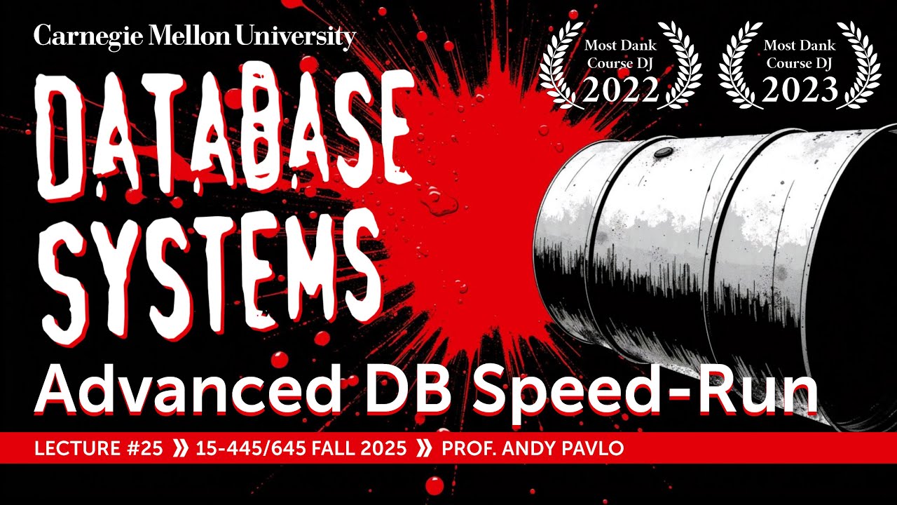 #25 - Databricks + Yellowbrick + ClickHouse ✸ RelationalAI DB Talk (CMU Intro to Database Systems)