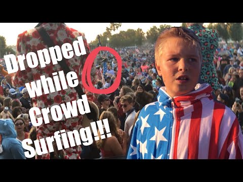 11-YEAR-OLD DROPPED WHILE CROWD SURFING!!! (4th of July 2019)