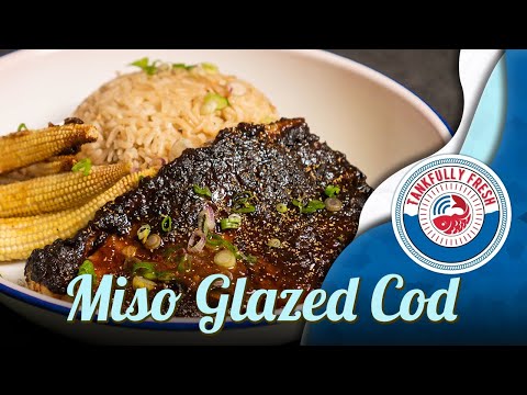 Air fryer Miso Glazed Cod