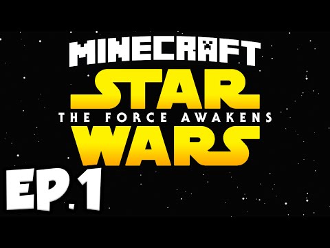 Star Wars: The Force Awakens Ep.1 - HUNTING EWOKS (Minecraft Modded Survival)