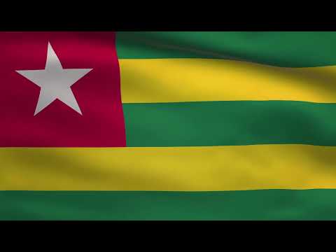 🇹🇬 Togo Country Flag Animation | Full HD | 10 Hours