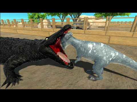 ALBINO vs DARK PURUSSAURUS DEATH RUN