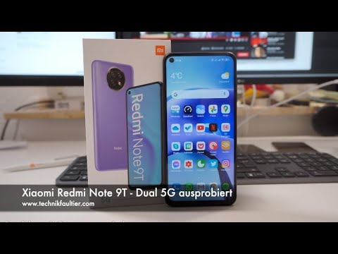 Xiaomi Redmi Note 9T - Dual 5G tried out