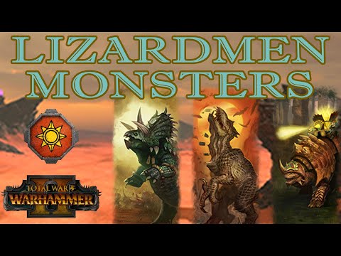 BEST in CLASS: Lizardmen Monsters - vs Bretonnia // Total War: Warhammer II Multiplayer Battle
