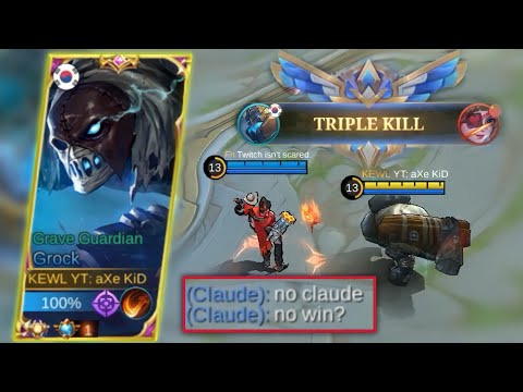 GROCK ONE HIT BUILD! THEY SAID I CAN ONLY USE CLAUDE!🔥