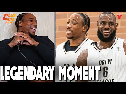 DeMar DeRozan was AMAZED LeBron James showed up to Drew League game | Club 520