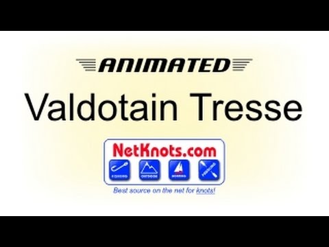 How to tie the Valdotain Tresse knot by NetKnots