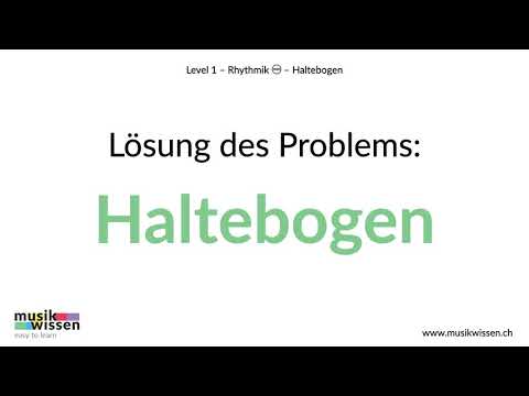 musik-wissen – Haltebogen – Lernvideo