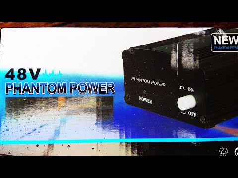 Фантомное питание 48V для конденсаторного микрофона / 48V phantom power for condenser microphone