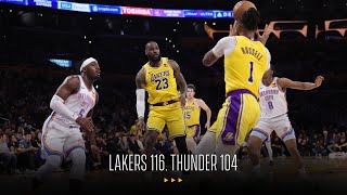 LAKERS 116, THUNDER 104 || FULL GAME HIGHLIGHTS | March 4, 2024