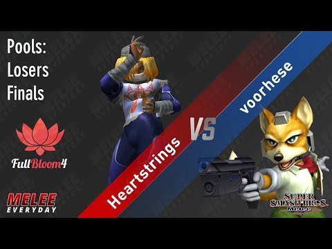 Full Bloom 4 - Heartstrings (Sheik) vs. voorhese (Fox) - SSBM - Pools - Losers Finals