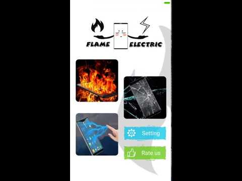 Fire electric screen prank Video