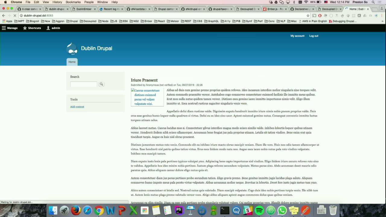 DrupalCon Dublin 2016: Decoupled Drupal and Ember