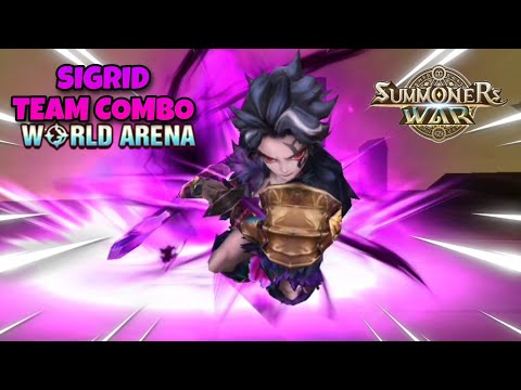 Sigrid Team Combo in World Arena Ep. 2 - Summoners War