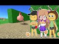 ESCAPA DEL POLLO LOCO CON ROXI Y SATSHA EN ROBLOX