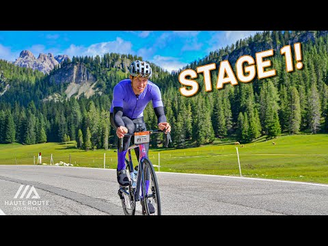 THE RACE starts here, CAN I KEEP UP!? | Haute Route Dolomites 2021- Cycling Documentary ep.2
