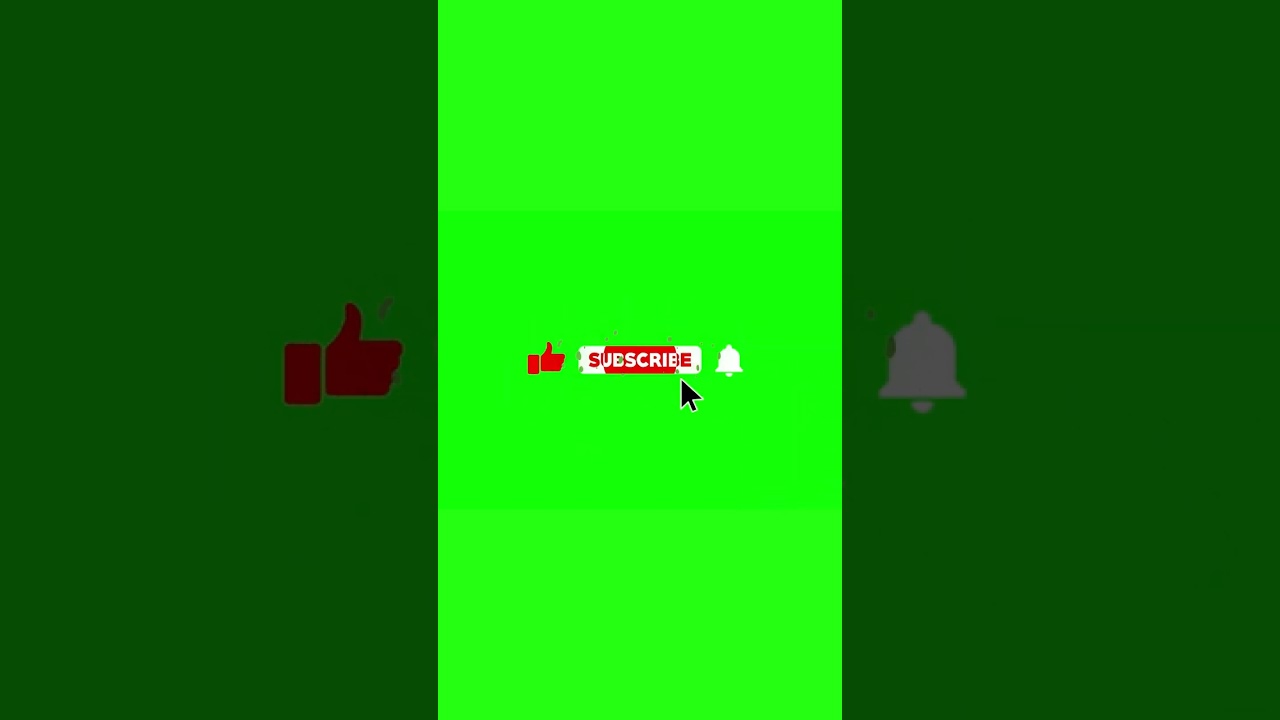 Animated Subscribe Button Green Screen #08 #shorts