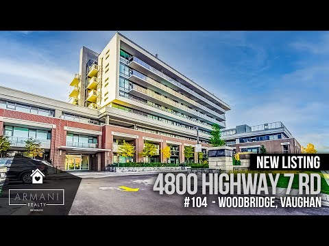 SOLD! #104 - 4800 Highway 7 Road in Woodbridge, Vaughan (Ontario)!