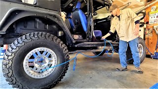 Jeep On Board 4 Tire Air System Install and Compressor Test ARB VS Amazon VS ViaAir