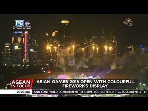Asian Games 2018 open with colorful fireworks display