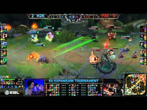 H2K vs FAC   Game 3   EU Expansion Tournament, Semifinal   H2K vs n!faculty VOD