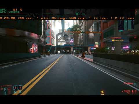 Cyberpunk 2077 TAA ON vs OFF comparison